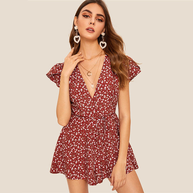 Disty Floral Dress