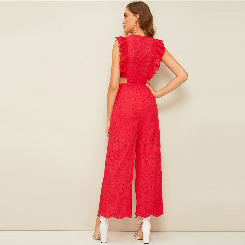 Ease Embroidered Jumpsuit