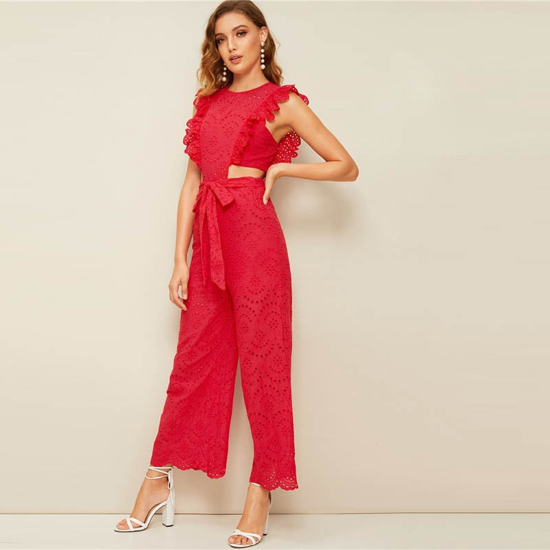 Ease Embroidered Jumpsuit