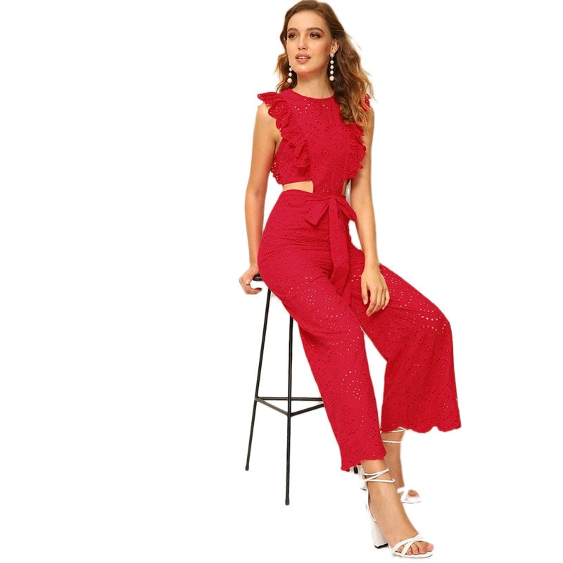 Ease Embroidered Jumpsuit