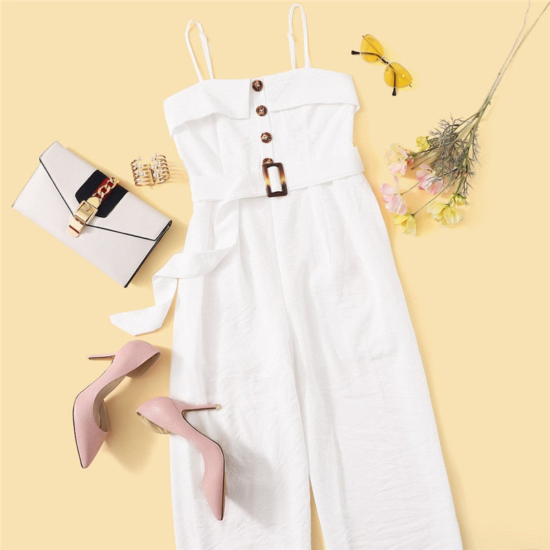 Eternal White Jumpsuit